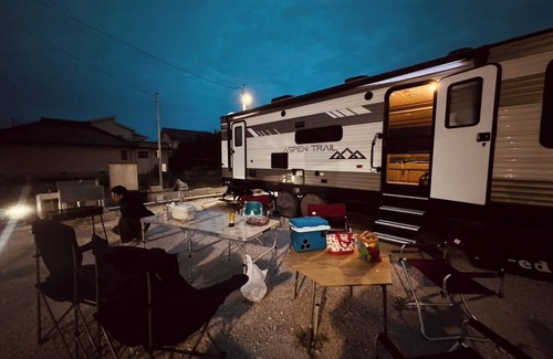 Asahi Location De VR | seaside trailer house / Asahi City Chiba