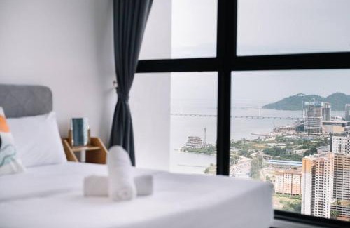 George Town Appartement | Seaview Infinity Pool 3BR 2Carparks 8Pax