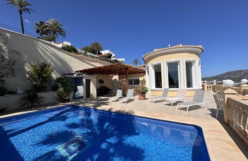 Benimeit Villa | Villa exclusive avec vue imprenable sur la mer et panoramique et piscine privée