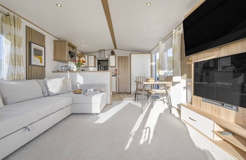 Rhoose Maison | Roulotte-Prestige-Douche-Vue sur l'océan
