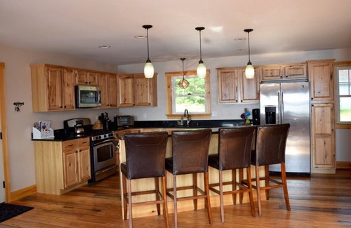 South Casco Maison | Maison du lac Sebago avec plage de sable