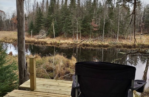 Chetek Cabine | Secluded cabin in the woods-UTV, hunting, fishing, pet friendly