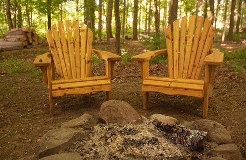 Trumansburg Cabine | Yourte Clean Yourte, niché en privé dans les bois et les jardins