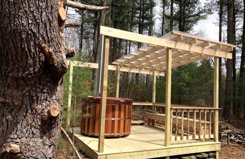 Mehoopany Chalet De Ski | Secluded in the Woods Cedar Hot Tub Pet Friendly