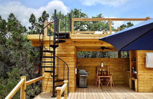 Dripping Springs Cabine | Secluded, Romantic Yurt w/Hot Tub at The Yurtopian - "Dottie"