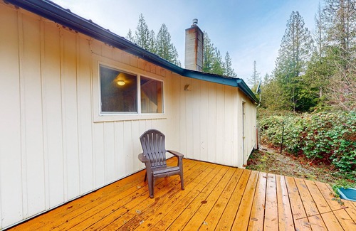 Bellingham Maison | Secluded, single-level getaway with a large yard, gas fireplace, & dog friendly