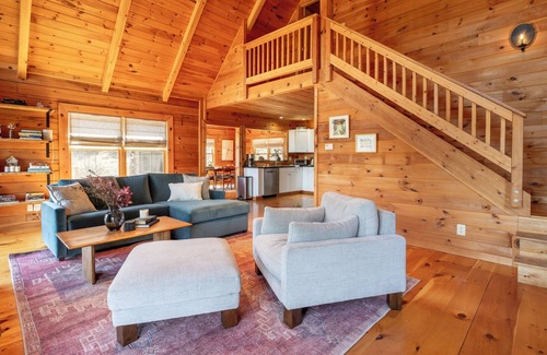 East Chatham Maison | Secluded w/ Deck Views, Hot Tub, & Ping Pong | Hudson in the Berks by AvantStay