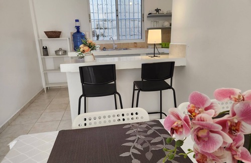 Las Terrenas Appartement | #2 - Ananda-Budget-Appartement-Salle de bain privée séparée-Vue sur la cour
