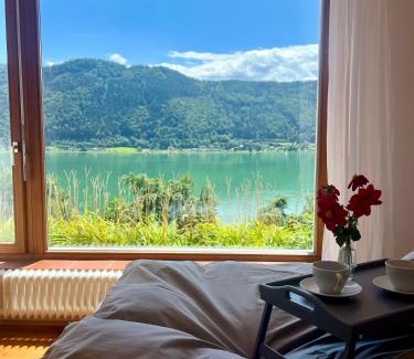 Bodensdorf Appartement | Seeblick mit Charme in der Villa Hirschfisch
