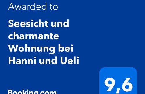 Bottighofen Appartement | Seesicht und charmante Wohnung bei Hanni und Ueli