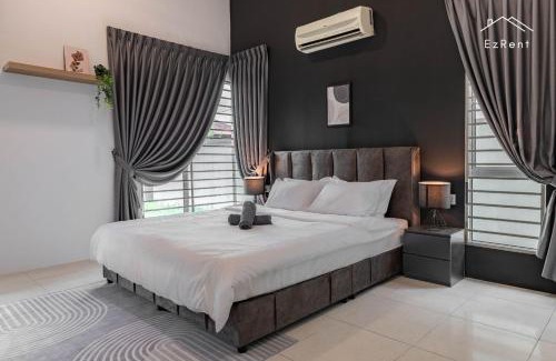 Pengkalan Aor Maison | Semi-D Black & White Retreat with Free NetFlix WiFi