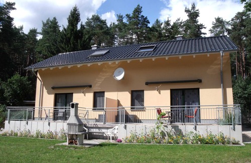 Krakow am See Maison | gaz Maison jumelée - Double Maison de vacances à la forêt