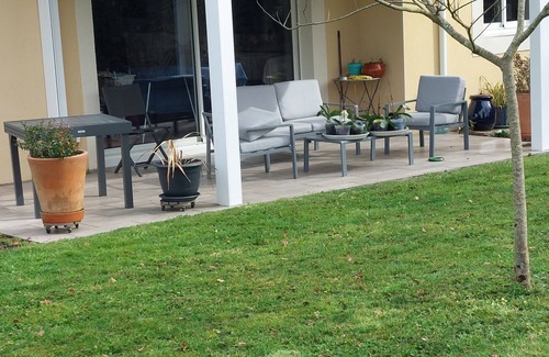 Lahourcade Maison | Maison semi individuelle à la campagne jardin terrasse couverte