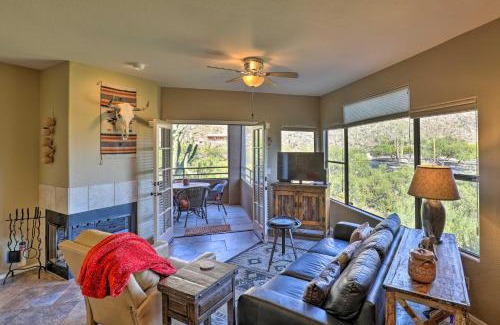 Tucson Appartement | Serene Desert Escape with Porch and Resort-Style Perks