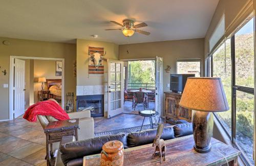 Tucson Appartement | Serene Desert Escape with Porch and Resort-Style Perks