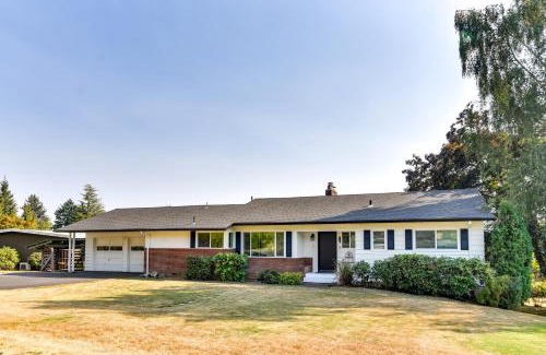 Forest Grove Maison | Serene Forest Grove Home with Deck and Stunning Views!