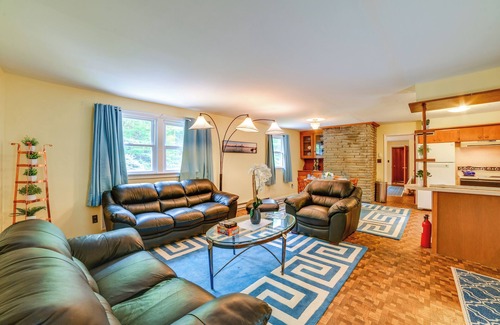Roscoe Appartement | Serene Home w/On-Site Brook in Callicoon Center