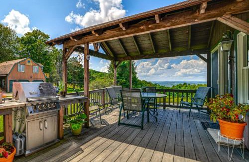 Jefferson Maison | Serene Home with Deck, Pond and Mtn Views in Jefferson
