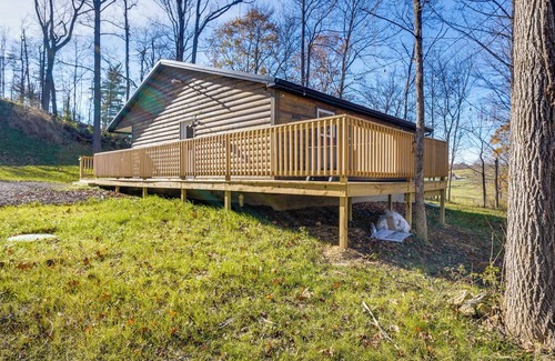 Logan Cottage | Serene Logan Retreat w/ Private Hot Tub & Fire Pit