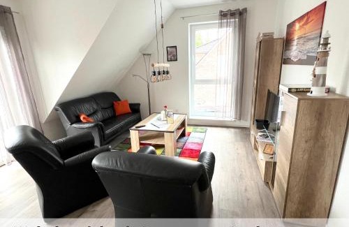 Papenburg Appartement | Serviced Apartment " Nautilus " Papenburg Großer Balkon Einbauküche Neubau 74 qm Free Wifi 2 Schlafzimmer