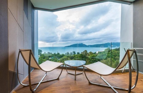 Patong Station Balnéaire | Chambre Double ou Lits Jumeaux de Luxe avec Vue sur la Mer