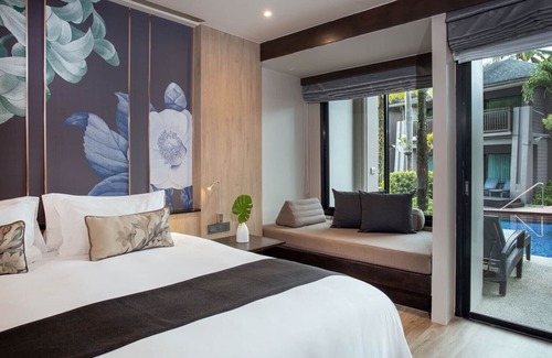 Khuekkhak Hôtel | Lit King Size La Flora avec accès à la piscine (P06)