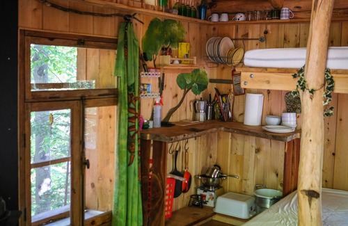 Saint-Sauveur Cabine | CABANE DANS LES ARBRES - LE SOL