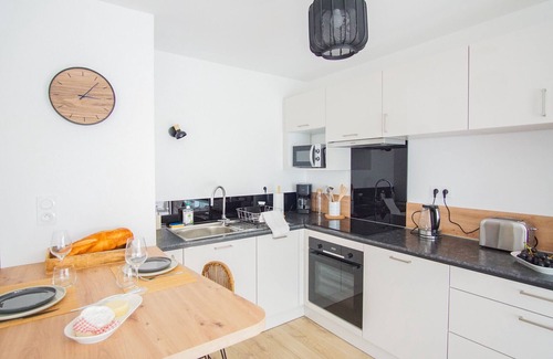 Concarneau Appartement | -SHELBY- T2 ARRIÈRE CORNICHE PARKING ET TERRASSE