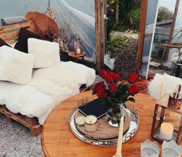 Westbourne Maison | Shepherds hut with Alpaca views
