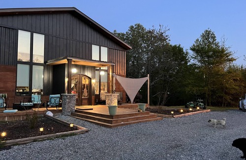 Charlotte Maison | Shipping container home with no neighbors in sight.