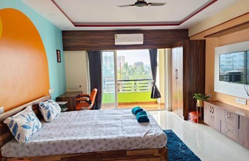 Kolkata Appartement | Siddha Xanadu Studio 313, Poolside Near Airport, CC2 Mall