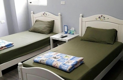 Magong Villa | Villa Familiale [Room202] 2 couchages, Lit supplémentaire, Salle de bain séparée avec sec et humide