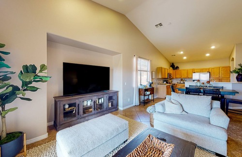 Coldwater Springs Maison | Single-level home with private pool, golf course views, pool table, & W/D