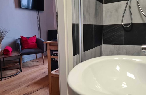 Anklam Appartement | Single room 7 - Altes Lazarett guest house