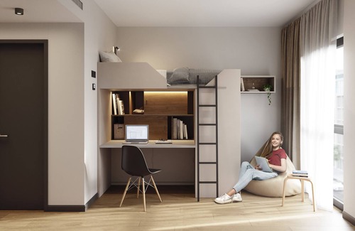 Sant Marti Appartement | Single Student Studio in Blau Student Housing