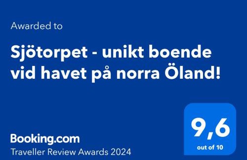 Sodvik Maison | Sjötorpet - unikt boende vid havet på norra Öland!