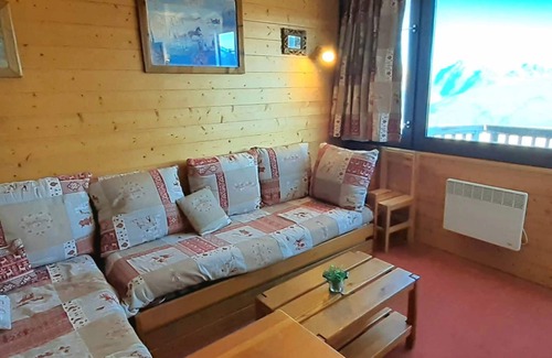 Aime Appartement | Studio cabine ski aux pieds, 4 pers, animaux admis, parking