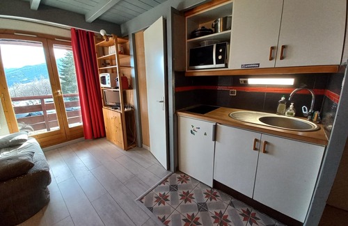 Montalbert Appartement | Apt 26m2 + mezzanine 2p belle vue montagne