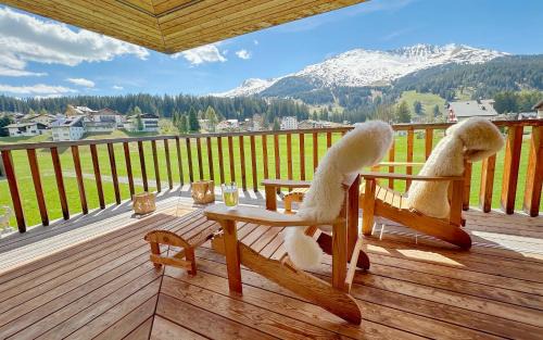 Parpan Appartement | Ski-in Ski-out-Apartment Mountain Nest Parpan