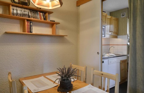Belle Plagne Appartement | 100m du centre station, Rez-de-chaussée, vue pistes de ski, télévision, casier à ski, 28m²