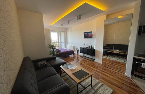 West Pomeranian Voivodeship Appartement | Sky View Apartments Szczecin, Beautiful view of the city