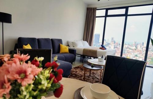 George Town Appartement | SkyPool 2BR 9pax Premium Suite@Beacon @Georgetown @Penang