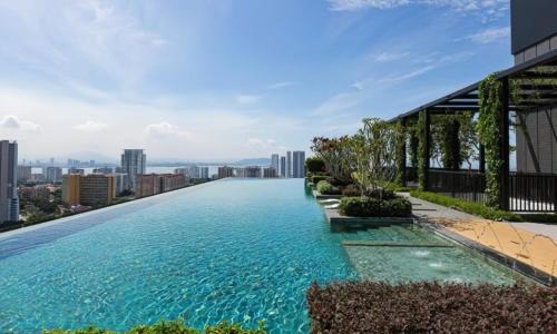George Town Appartement | SkyPool with Seaview 8pax Beacon Executive Suites - Georgetown City Centre - 3km to Komtar