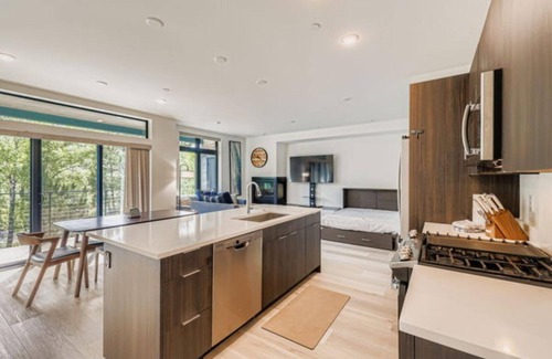 Willow Grove Copropriété | Sleek New Condo on Blue River. Central to 6 ski resorts. Shopping/Dining/Hiking/Biking Trails, WiFi