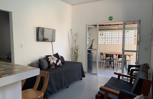 Jardim Itagua Maison | Petite maison à Itaguá, avec piscine et climatisation, peut accueillir jusqu'à 7 personnes