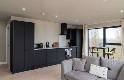 Bloxwich Appartement | Smart 1 Bed Apartment in Birmingham w Roof Terrace