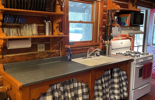 Snowshoe Cabine | Snowshoe Log Cabin - Two Fawns