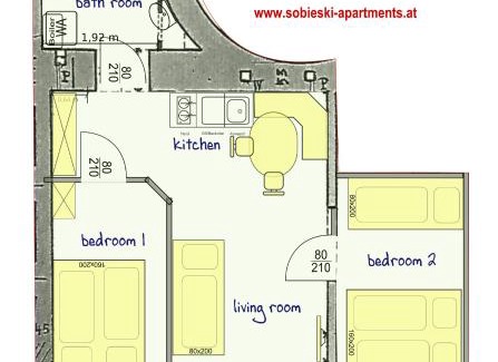 Roßau Appartement | Sobieski Town Apartments