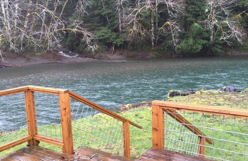 Port Angeles Cabine | cabine de rivière Solduc près de fourches