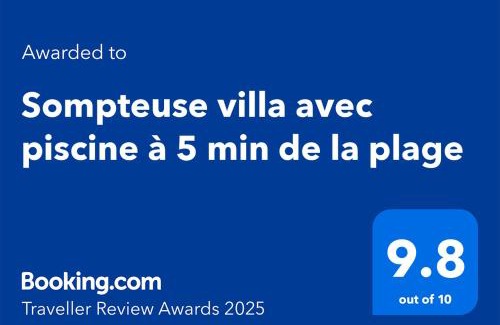 Pointe-Noire Appartement | Sompteuse villa avec piscine à 5 min de la plage